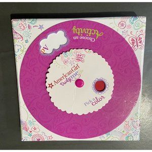 American Girl Truly Me Activity Game Book Pick a color choose an activity cards